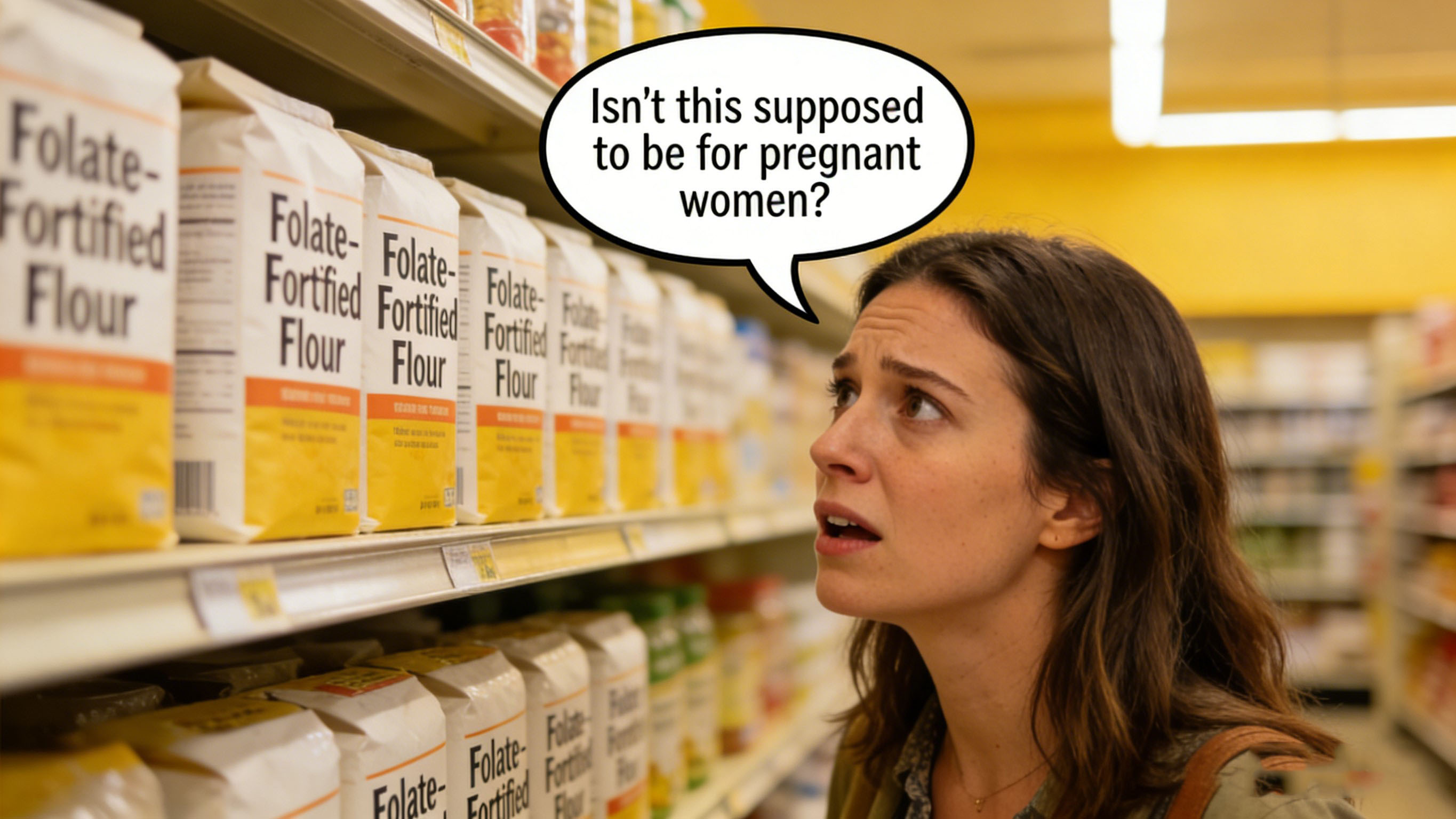 Folatoz gotortutako irina: ez utzi kontzeptu bat besterik ez izatea: oinarrizko elikagaien industriaren 